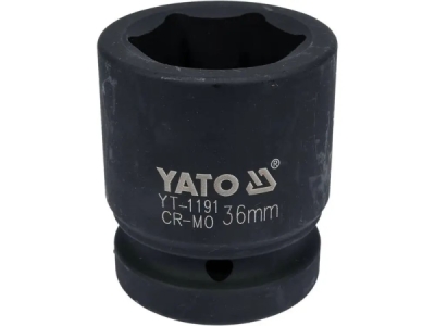 Yato - Nadstavec rázový šesťhranný krátky 1" 36mm