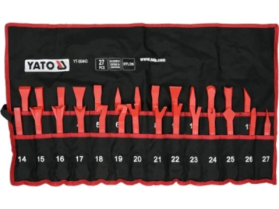 Yato - sťahováky na demontáž autočalúnenia 27ks