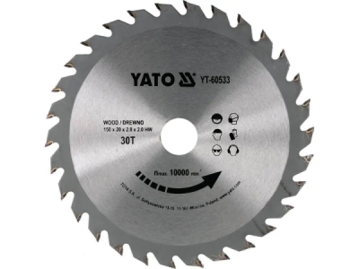 Yato - Vidiový pílový kotúč na drevo 150x20mm 30 zubov