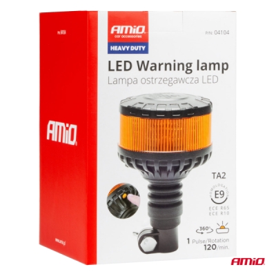 AMiO - LED výstražný majak W28P 12V 24V