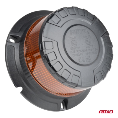 AMiO - LED výstražný maják W28B 12V 24V