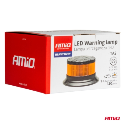 AMiO - LED výstražný maják W28B 12V 24V