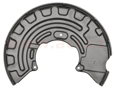 prachový štít předního brzdového kotouče (vnitřní/vnější průměr 135/350mm) Quatro L