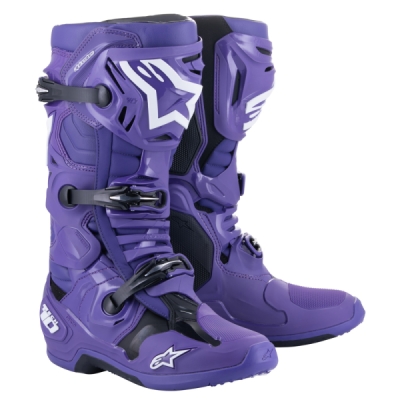 ALPINESTARS - Topánky TECH 10, (fialová/čierna/biela, veľ. 44.5)