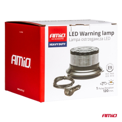 AMiO - Výstražný LED maják W28M 12V 24V