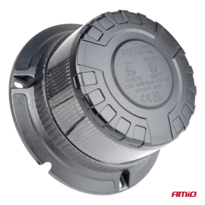 AMiO - LED vystražný maják W28B 12V 24V