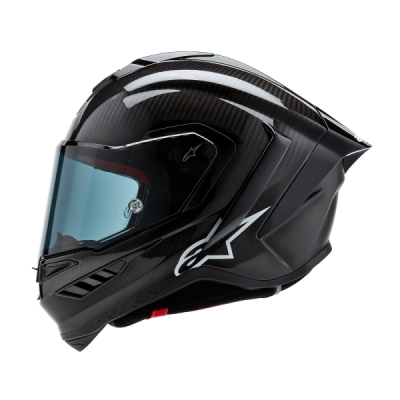 ALPINESTARS - prilba SUPERTECH R10 SOLID, (lesklý karbón/matný karbón, veľ. XL)