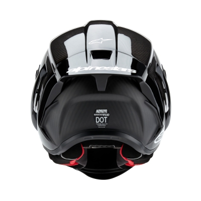 ALPINESTARS - prilba SUPERTECH R10 SOLID, (lesklý karbón/matný karbón, veľ. XL)