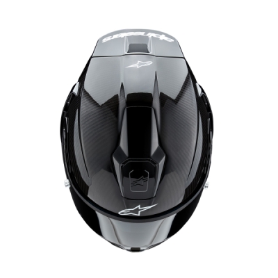 ALPINESTARS - prilba SUPERTECH R10 SOLID, (lesklý karbón/matný karbón, veľ. XL)