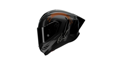 ALPINESTARS - prilba SUPERTECH R10 ELEMENT, (karbon/červená fluo/biela, veľ. XL)
