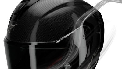 ALPINESTARS - prilba SUPERTECH R10 ELEMENT, (karbon/červená fluo/biela, veľ. XL)