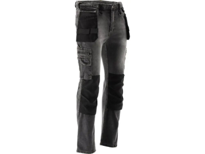 Yato - Montážne pracovné nohavice s elastanom STRETCH Džínsy veľ. L/XL