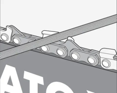 Yato - okrúhly pilník na brúsenie reťazí 4.0mm 3ks