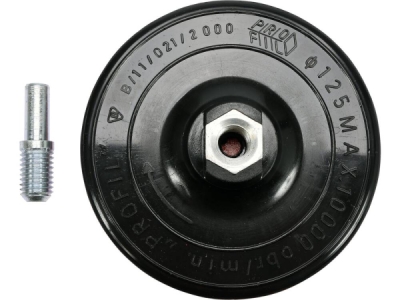 Vorel - Tanier leštiaci/brúsiaci na suchý zips +skrutka M14 x 125mm