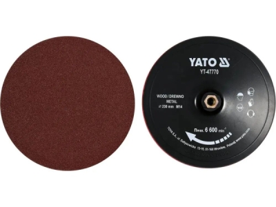 Yato - Tanier leštiaci/brúsiaci na suchý zips M14 x 230mm