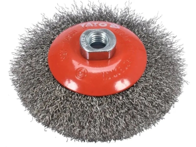 Yato - Rotačná kefa určená na čistenie INOX, M14, 125mm