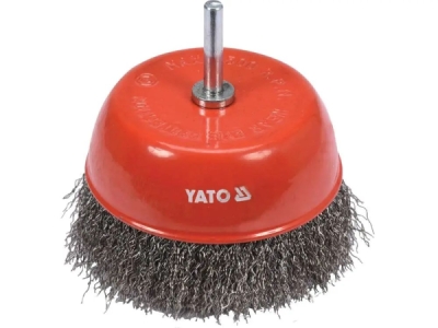 Yato - Kefa drôtený čelná s nástavcom do vŕtačky 100mm