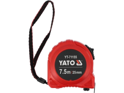 Yato - meter zvinovací autostop 25mm x 7.5m