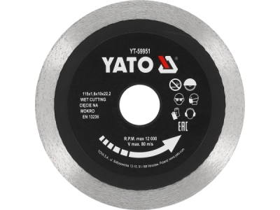 Yato - Diamantový kotúč na keramiku 115 x 22.2mm