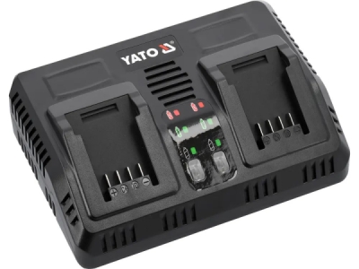 Yato - Dvojitá nabíjačka na AKU batérie 18V, 2.2A
