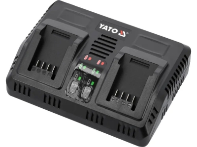 Yato - Dvojitá nabíjačka na AKU batérie 18V, 2.2A