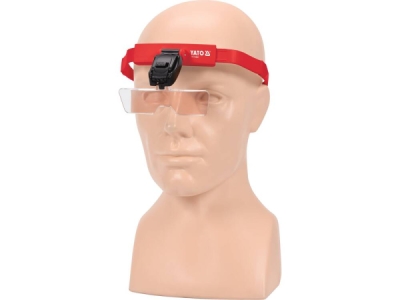 Yato - Čelovka so zvačovacím sklom +LED