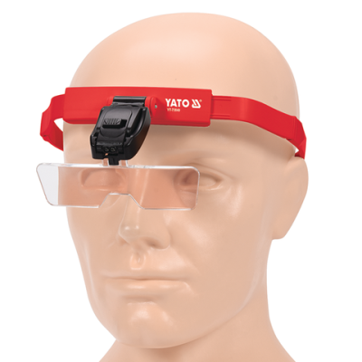 Yato - Čelovka so zvačovacím sklom +LED