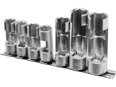 Yato - sada otvorených objímok 3/8", 1/2", 7ks