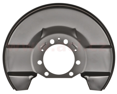 prachový štít předního brzdového kotouče o průměru 314mm (129-206 kW)  L=P