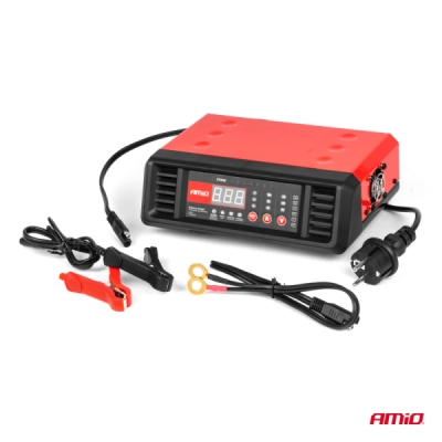 AMiO - Nabíjačka batérií 10A 6V 12V