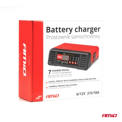 AMiO - Nabíjačka batérií 10A 6V 12V