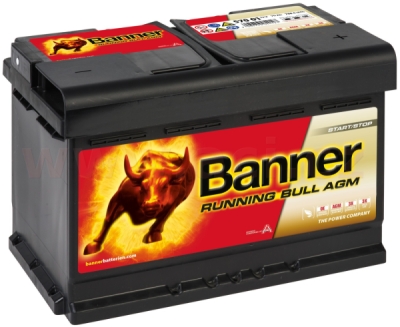 Banner Running Bull AGM 57001 12V 70Ah 760A P+