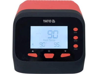 Yato - Spájkovacia stanica s LCD displejom T12, 75W