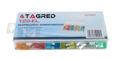 Tagred - Sada poistiek do auta 5-30A 120Ks