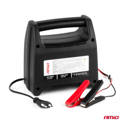 AMiO - Nabíjačka auto/moto batérií SBC-6A 12V