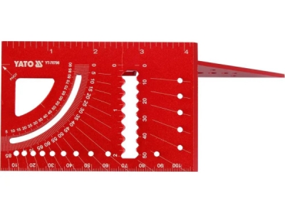 Yato - 3D hliníkový priestorový uhlomer