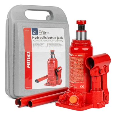 AMiO - Hydraulický piestový zdvihák 2T v PVC boxe