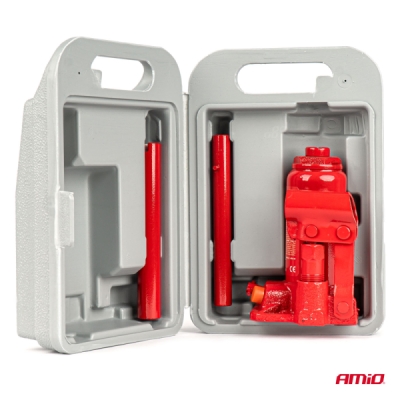 AMiO - Hydraulický piestový zdvihák 2T v PVC boxe