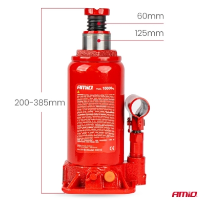 AMiO - Hydraulický piestový zdvihák 10T v PVC boxe
