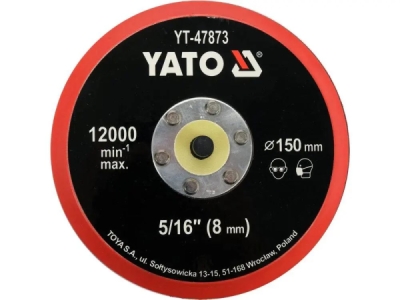Yato - leštiaci tanier na suchý zips 5/16", Ø150mm