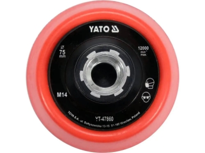 Yato - leštiaci tanier na suchý zips M14, Ø75mm