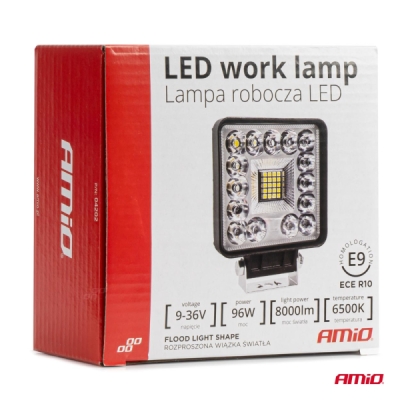 AMiO - Pracovné LED svetlo AWL61 96W 6500K 8000lm 9-36V