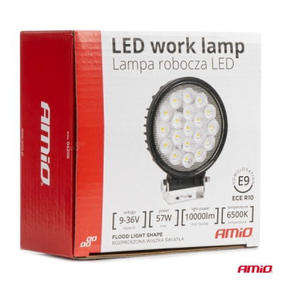 AMiO - Pracovné LED svetlo AWL65 57W 6500K 10000lm 9-36V