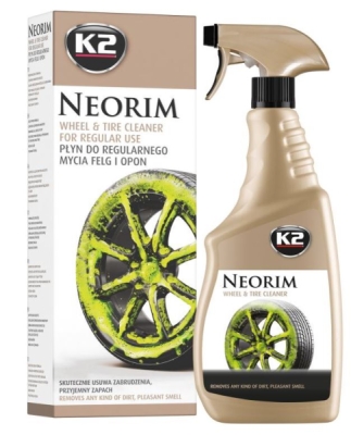 K2 - Kvapalina na čistenie diskov a pneumatík NEORIM 700ml