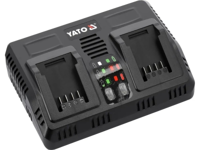 Yato - Systémová nabíjačka batérií dvojitá 18V
