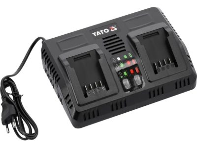 Yato - Systémová nabíjačka batérií dvojitá 18V