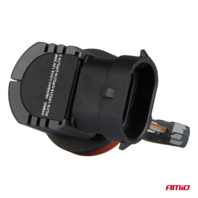 AMiO - LED žiarovky hlavného svietenia Hybrid séria H8 H9 H11 H16 6000K Canbus 60W