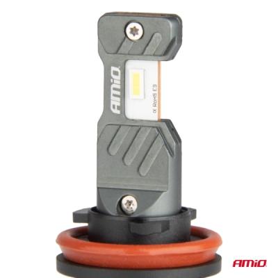 AMiO - LED žiarovky hlavného svietenia Hybrid séria H8 H9 H11 H16 6000K Canbus 60W