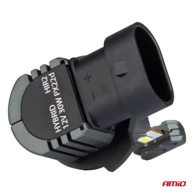 AMiO - LED žiarovky hlavného svietenia Hybrid séria HIR2 6000K Canbus 60W