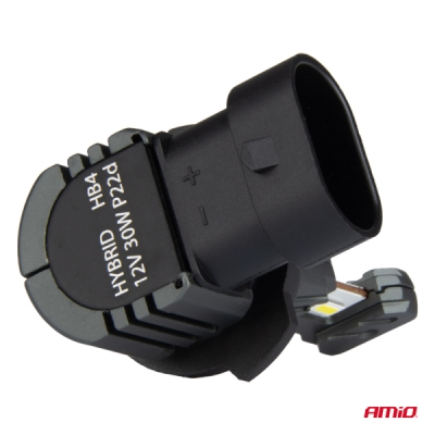 AMiO - LED žiarovky hlavného svietenia Hybrid séria HB4 9006 6000K Canbus 60W